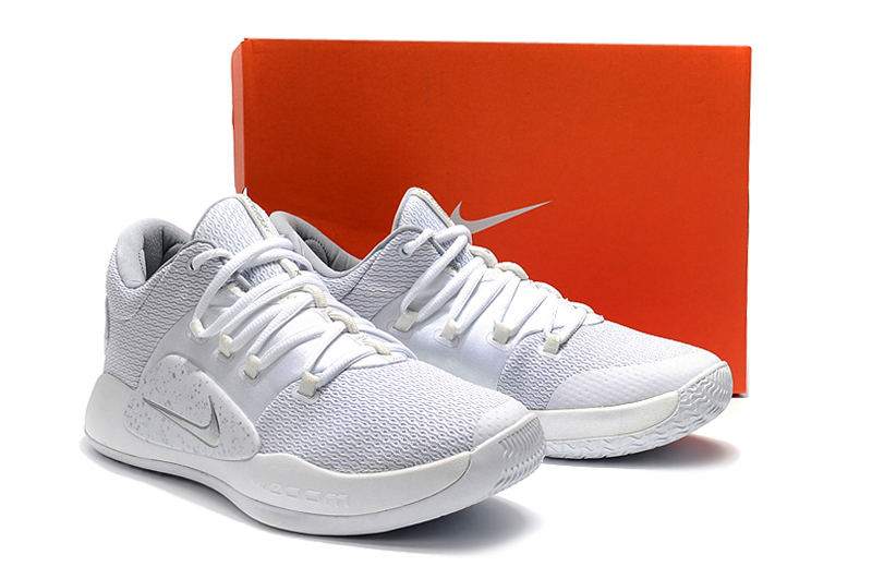 Men Nike Hyperdunk 2018 Low EP Silver White Shoes